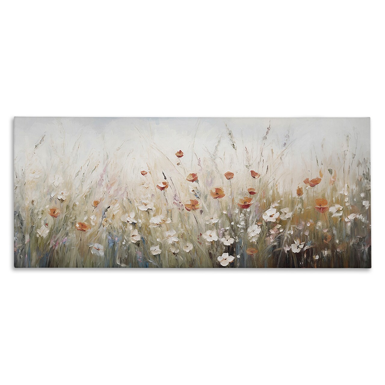 Stupell Industries Neutral Poppy Blooms Canvas Design By Ramona Murdock